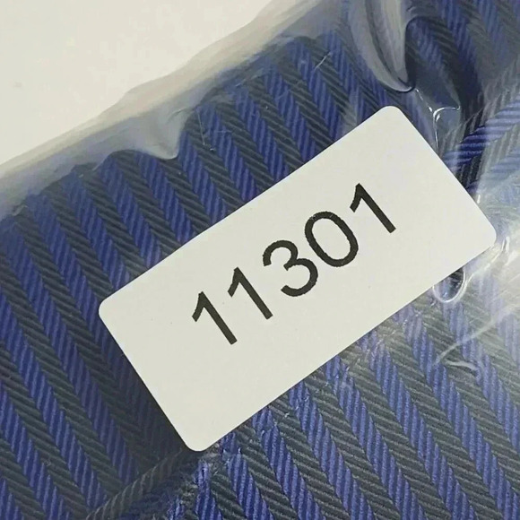 Bugatchi Uomo Mens XXL Blue Striped Long Sleeve Button-Up Shirt 17PT - Picture 7 of 7